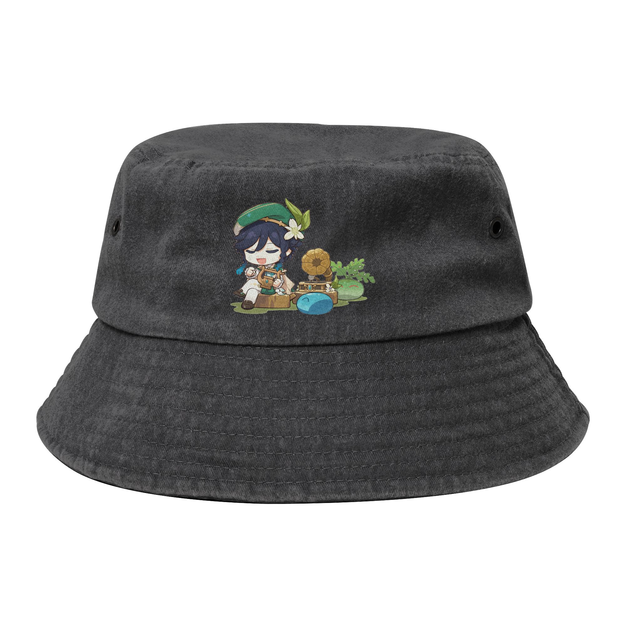 Outdoor Sport Ideas - Herren Damen Distressed Washed Bucket Hat