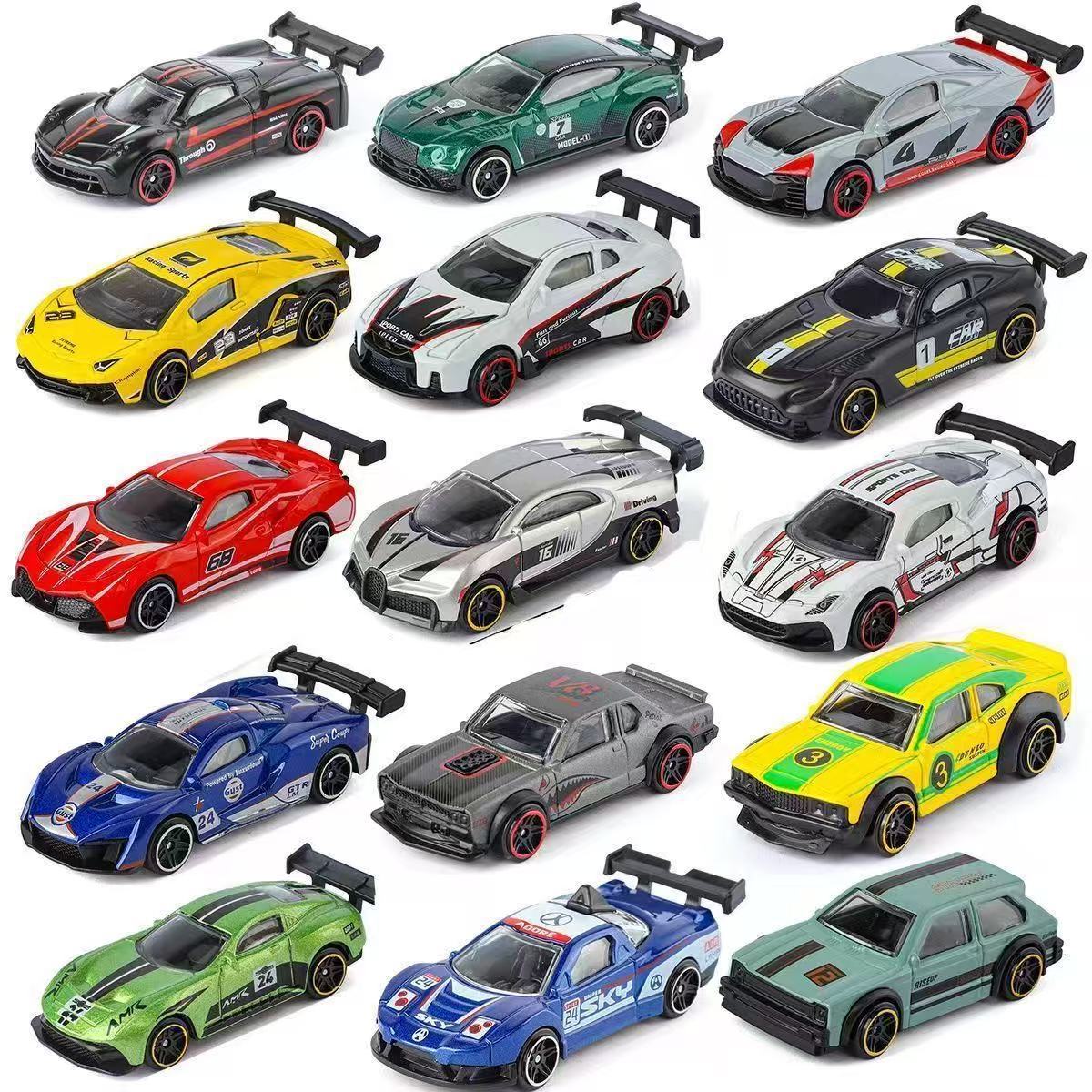 Outdoor Sports Accessories - Legierung Auto-Modell Simulation 1:64 Gleitendes Sportwagen-Rennauto