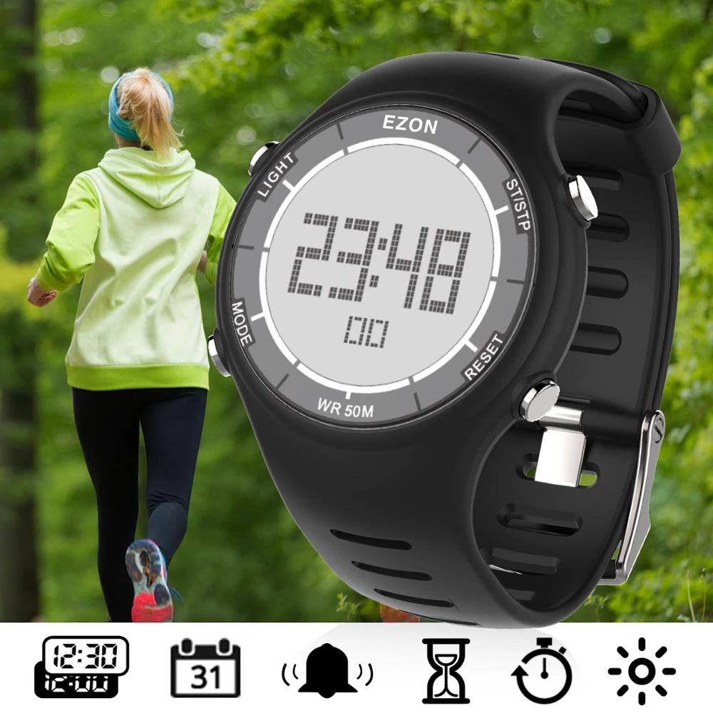 Outdoor Sport Watch - EZON Neue Mode Frau Digitale Sportuhr