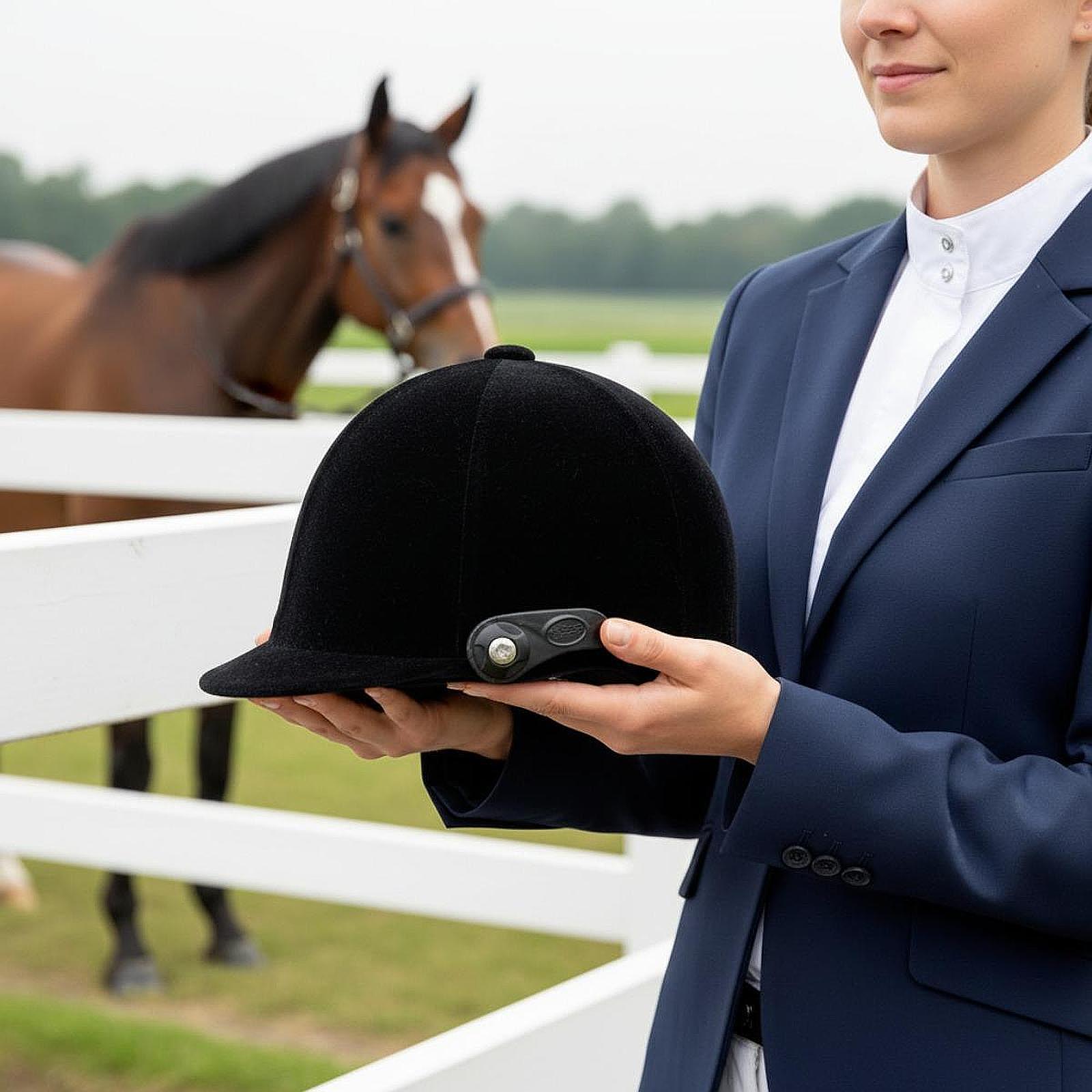 Equestrian Helmet - Reithelm Atmungsaktiver Kopfschutz Reitsport Kinder Verstellbare
