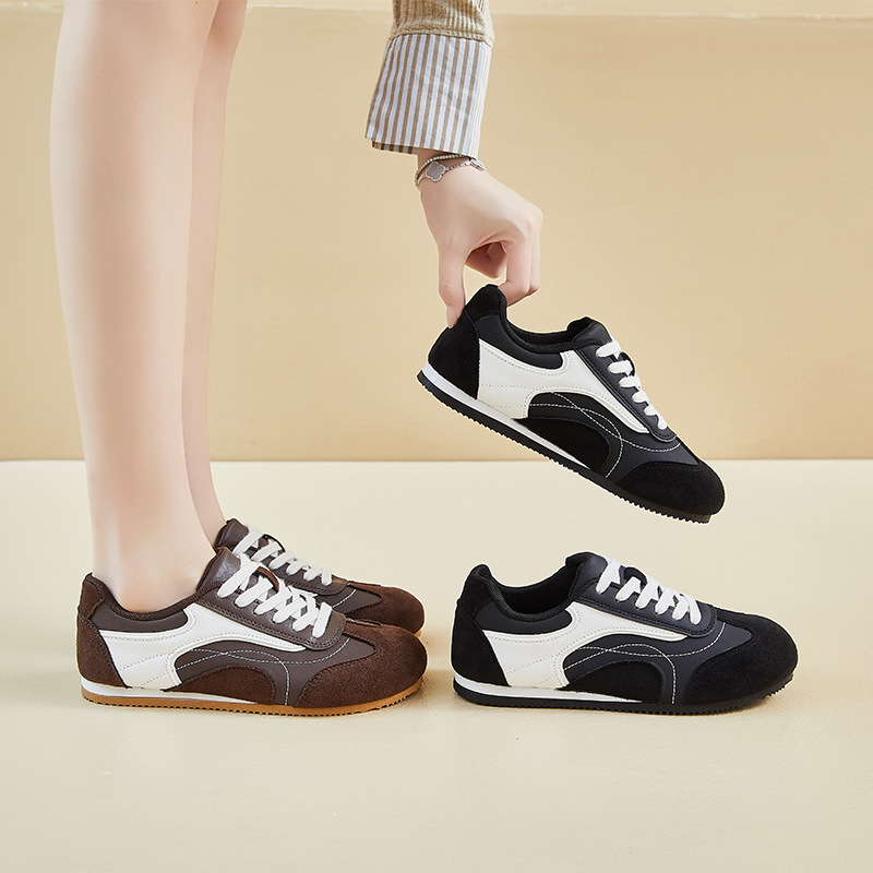 Outdoor Sports Shoes - Damen-Sportschuhe aus Leder, Freizeitschuhe mit dicken