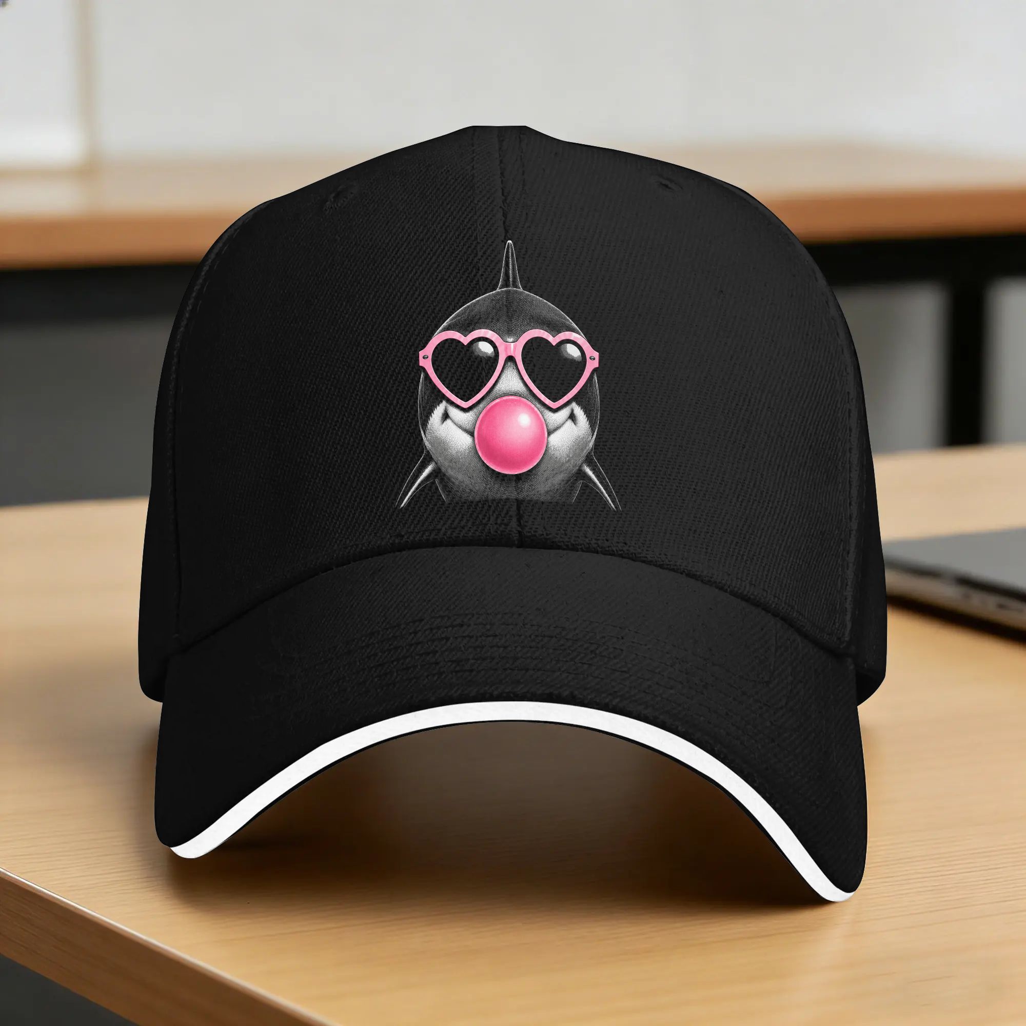 Outdoor Sport Ideas - Shark Pink Heart Sonnenbrille Lustige Bubble