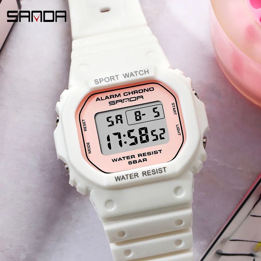 Outdoor Sport Watch - SANDA Luxus Damen Sportuhr Wasserdicht Woche