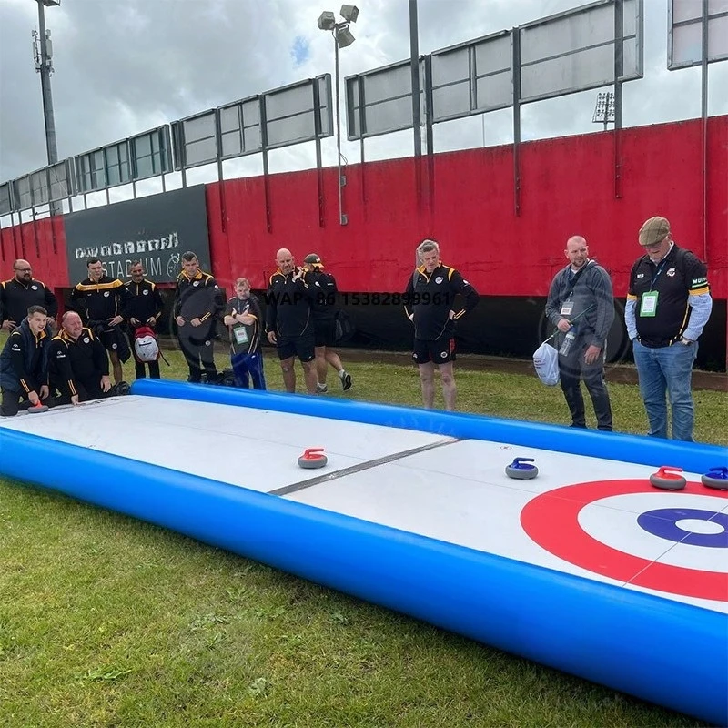 Outdoor Sport Games - Tragbares Outdoor-Sport-Set für Street Curling, Aufblasbares