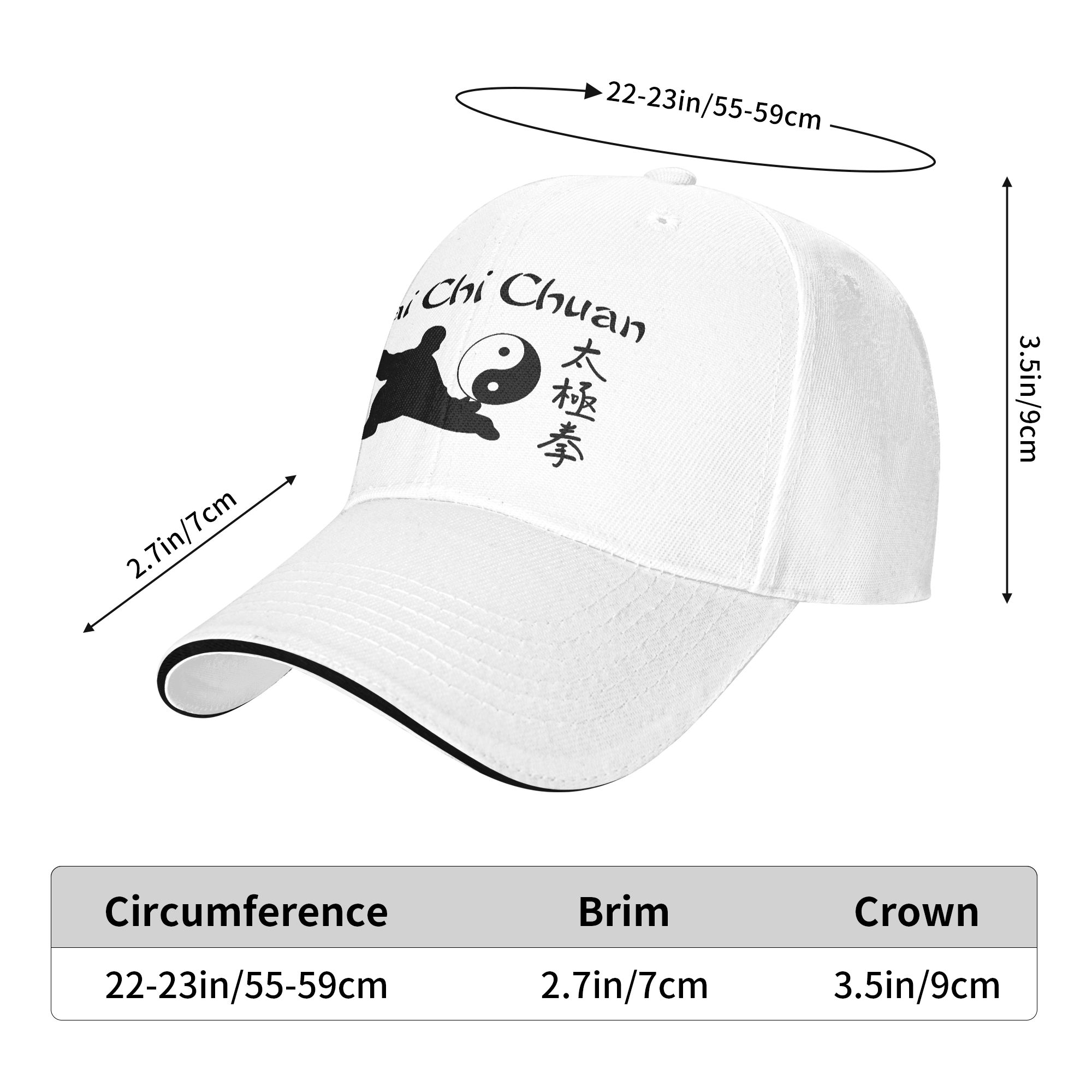 Outdoor Sport Ideas - Tai Chi Chuan Baseballkappe, Vintage-Trucker-Mütze für