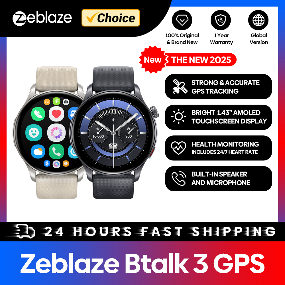 Outdoor Sport Smart Watch - Neue Zeblaze Btalk 3 GPS-Smartwatch, 1,43