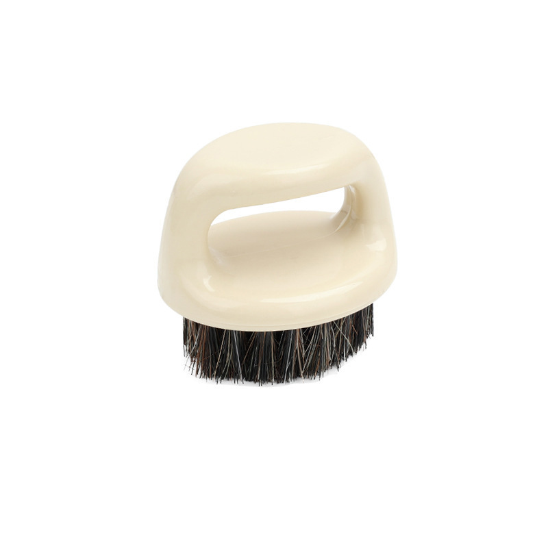 Brushing Boot Horse - Langlebige Pferdehaarbürste für Lederschuhe, Holzgriff, Schuhpflege,