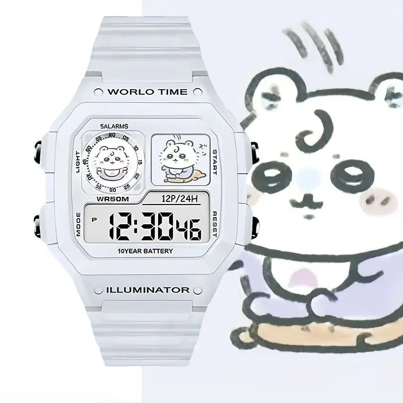 Outdoor Sport Watch - Kawaii Chiikawa Anime Digitaluhr Wasserdicht 5