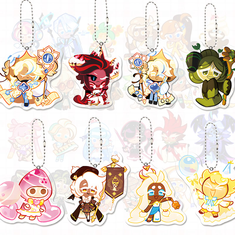 Outdoor Sports Accessories - Cookie Run: Königreich ‌ Schlüsselanhänger Cartoon