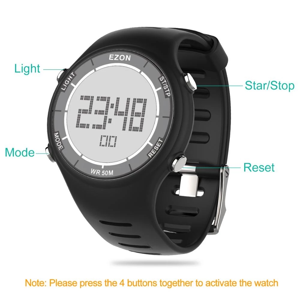 EZON Neue Mode Frau Digitale S – Outdoor Sport Watch Bewertung und Preis