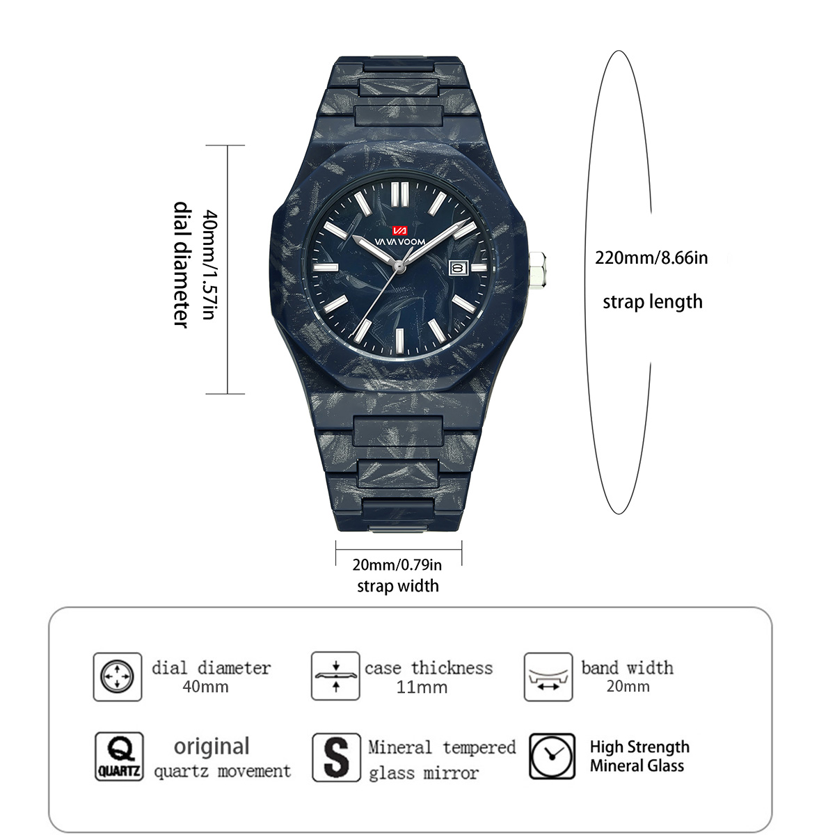 VA VA VOOM Herrenuhren, Quarzw – Outdoor Sport Smart Watch Bewertung und Preis