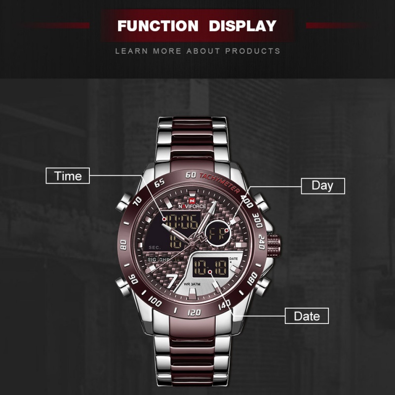 NAVIFORCE Herren Neue Analog-D – Outdoor Sport Watch Bewertung und Preis